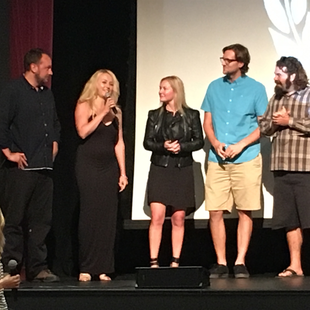 F***, Marry, Kill - Janine takes a question from the audience at Sunscreen Film Festival