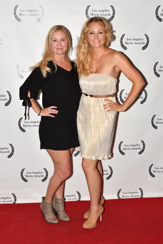 Janine with fellow actress and producer Rachel Ryling for F***, Marry, Kill at LA Movie Awards in Sept' 2018